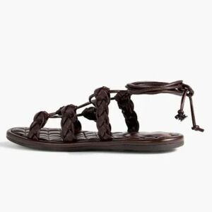 Sam Edelman Zariah Braided Sandals | Chocolate Brown | Size 9.5 | NEW
